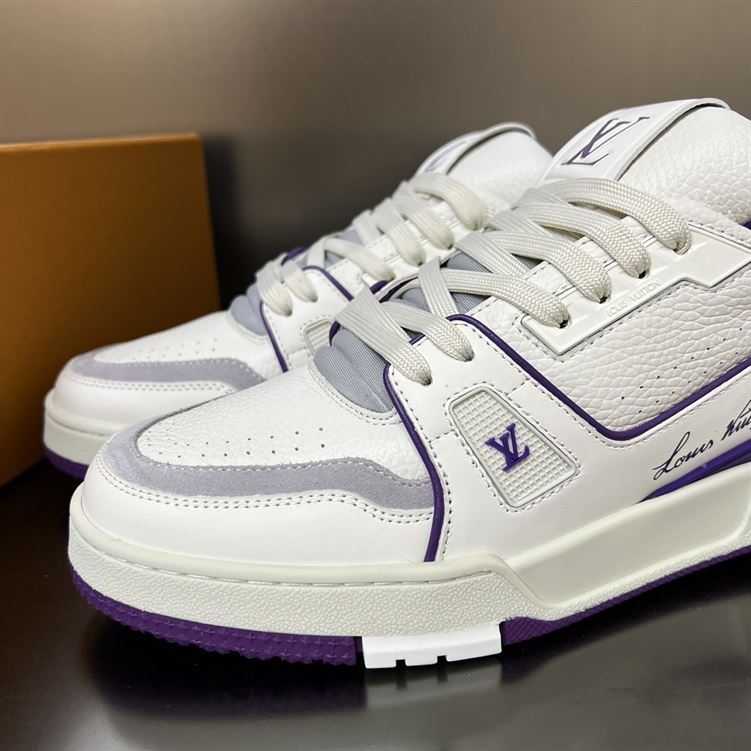 LOUIS VUITTON LV TRAINER SNEAKER VIOLET - L060