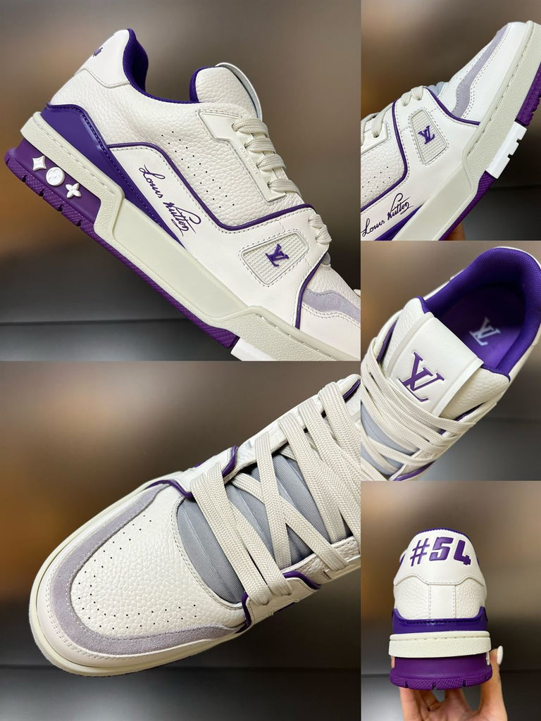 LOUIS VUITTON LV TRAINER SNEAKER VIOLET - L060