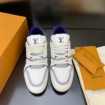 LOUIS VUITTON LV TRAINER SNEAKER VIOLET - L060