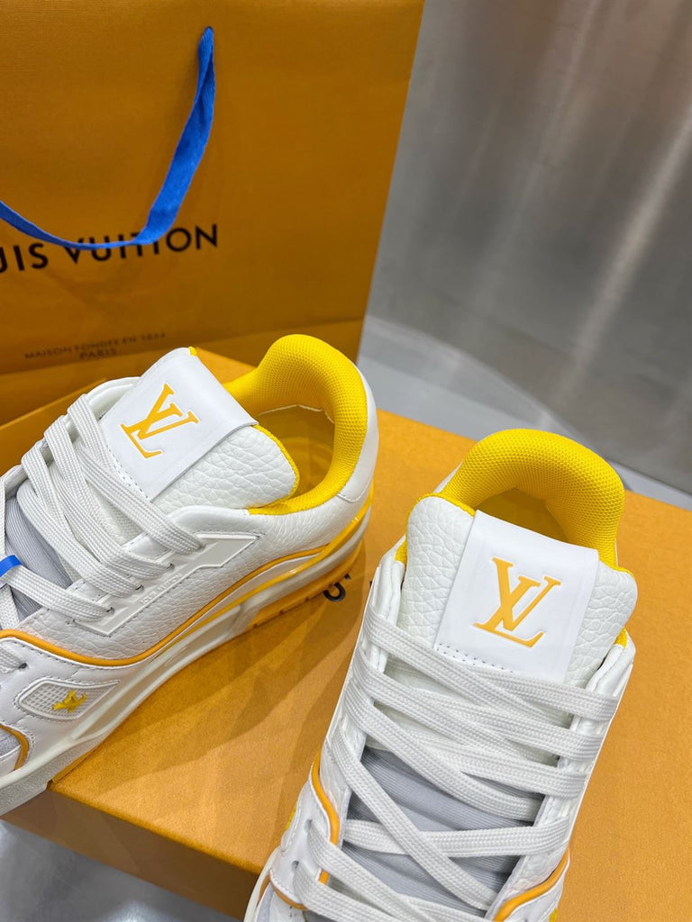 LOUIS VUITTON LV TRAINER SNEAKER YELLOW - L061