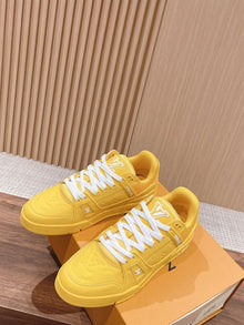 LOUIS VUITTON LV TRAINER SNEAKER YELLOW - L082