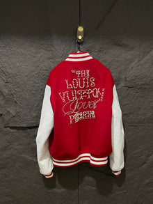 LOUIS VUITTON MIX LEATHER VARSITY BLOUSON - CC004