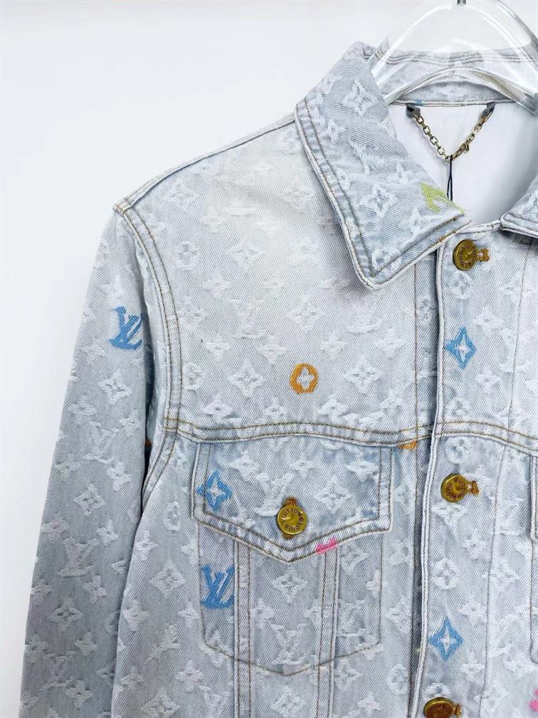 LOUIS VUITTON MONOGRAM DENIM JACKET - CC006