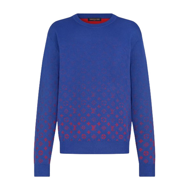 LOUIS VUITTON LVSE MONOGRAM DEGRADE CREWNECK - J045