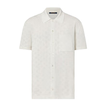 LOUIS VUITTON MONOGRAM POINTELLE COTTON SHORT-SLEEVED SHIRT - V028