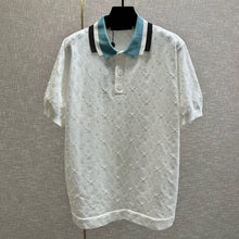 LOUIS VUITTON MONOGRAM POINTELLE SHORT-SLEEVED COTTON T-SHIRT - V006