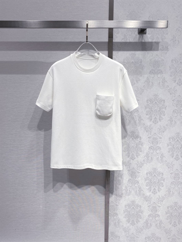 LOUIS VUITTON PIQUE COTTON T-SHIRT - V007