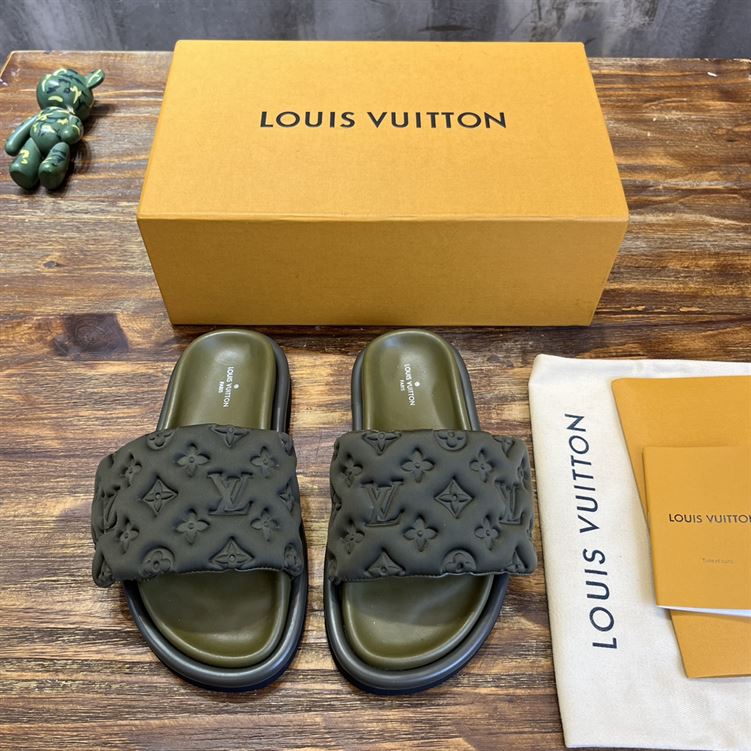 LOUIS VUITTON POOL PILLOW FLAT COMFORT MULE - S108