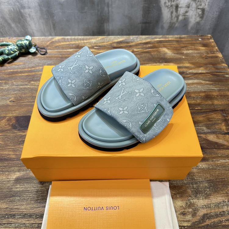 LOUIS VUITTON POOL PILLOW FLAT COMFORT MULE - S112