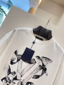 LOUIS VUITTON PRINTED COTTON T-SHIRT - V050