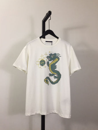 LOUIS VUITTON PRINTED DRAGON MONOGRAM T-SHIRT - V038