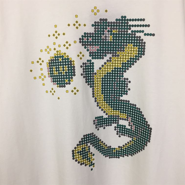 LOUIS VUITTON PRINTED DRAGON MONOGRAM T-SHIRT - V038