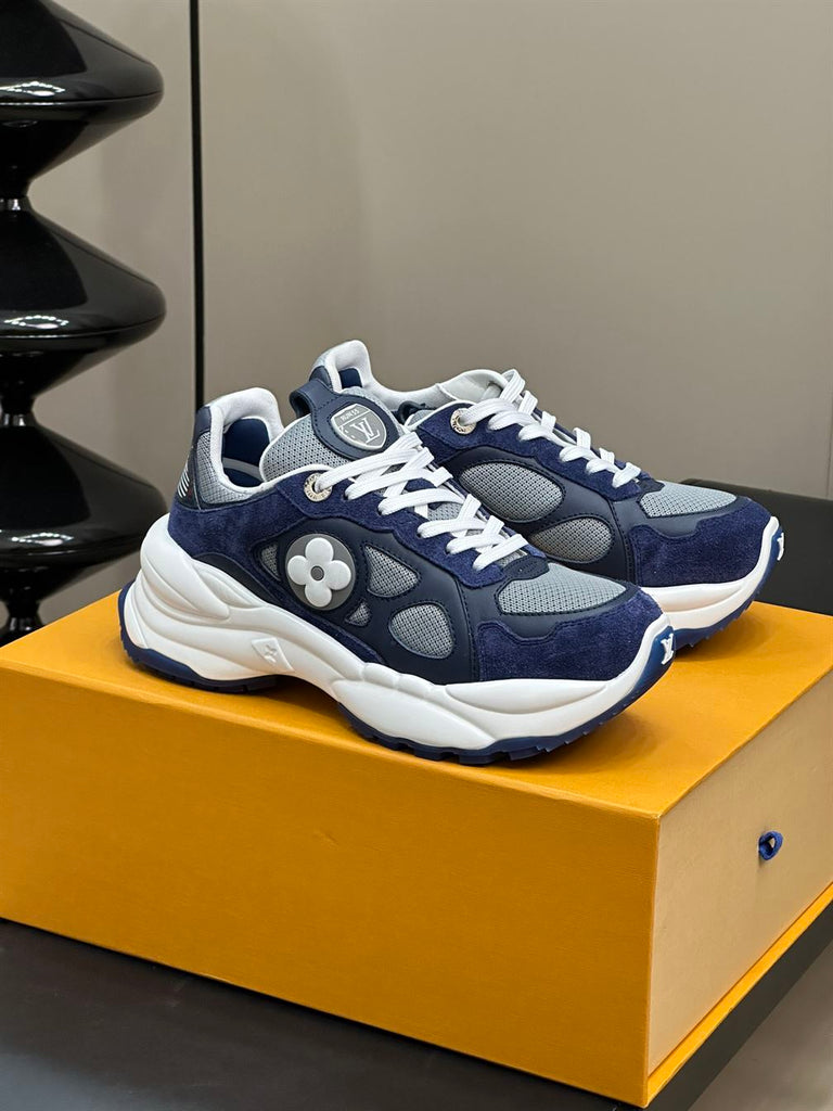 LOUIS VUITTON RUN 55 SNEAKER MARINE - L111