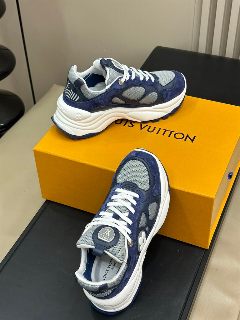 LOUIS VUITTON RUN 55 SNEAKER MARINE - L111