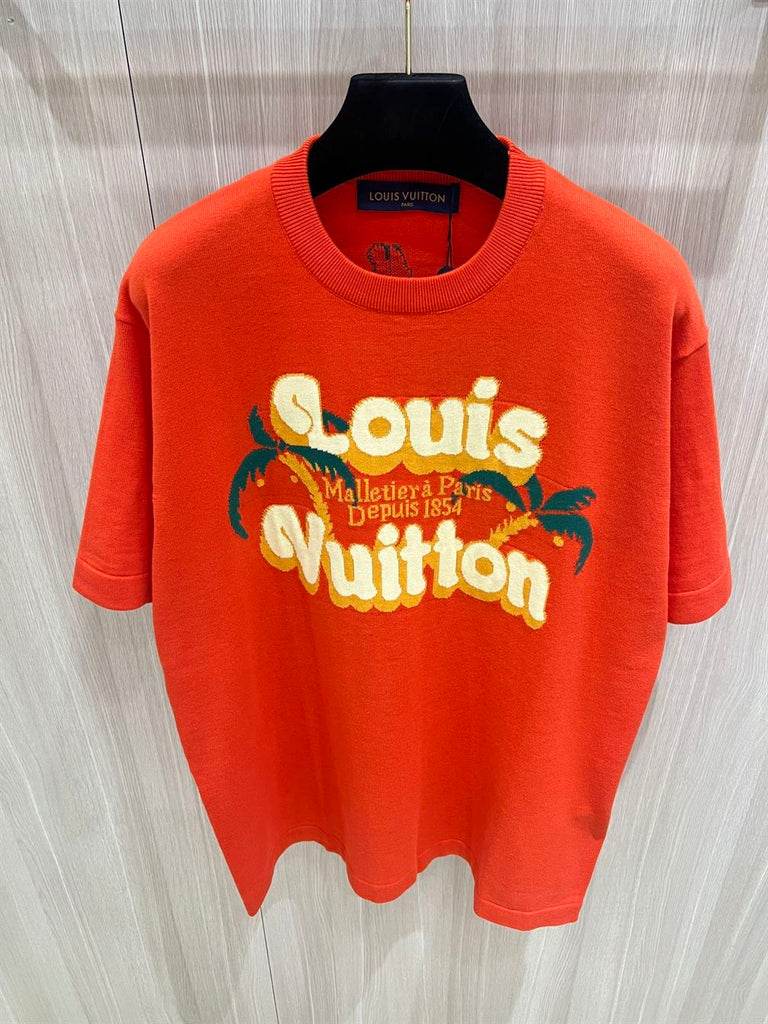 LOUIS VUITTON SHORT-SLEEVED COTTON CREWNECK - V008