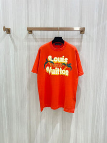 LOUIS VUITTON SHORT-SLEEVED COTTON CREWNECK - V008