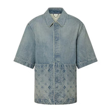 LOUIS VUITTON SHORT-SLEEVED DENIM WORKWEAR SHIRT - V059