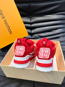 LOUIS VUITTON SKATE SNEAKER RED WHITE - L087