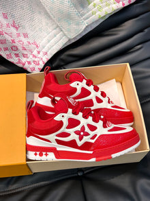 LOUIS VUITTON SKATE SNEAKER RED WHITE - L087