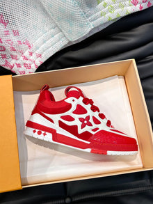 LOUIS VUITTON SKATE SNEAKER RED WHITE - L087