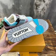 LOUIS VUITTON SNEAKER LV TRAINER BLUE - L066