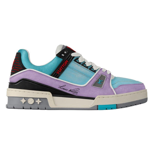 LOUIS VUITTON SNEAKER LV TRAINER BLUE - L066