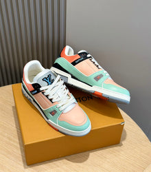 LOUIS VUITTON SNEAKER LV TRAINER ORANGE - L065