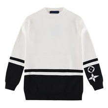 LOUIS VUITTON SWEATER WHITE BLACK - J051