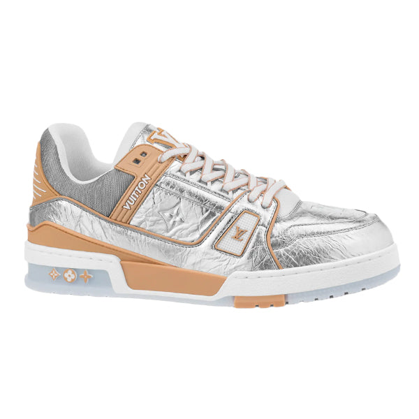 LOUIS VUITTON TRAINER METALLIC BEIGE - L095