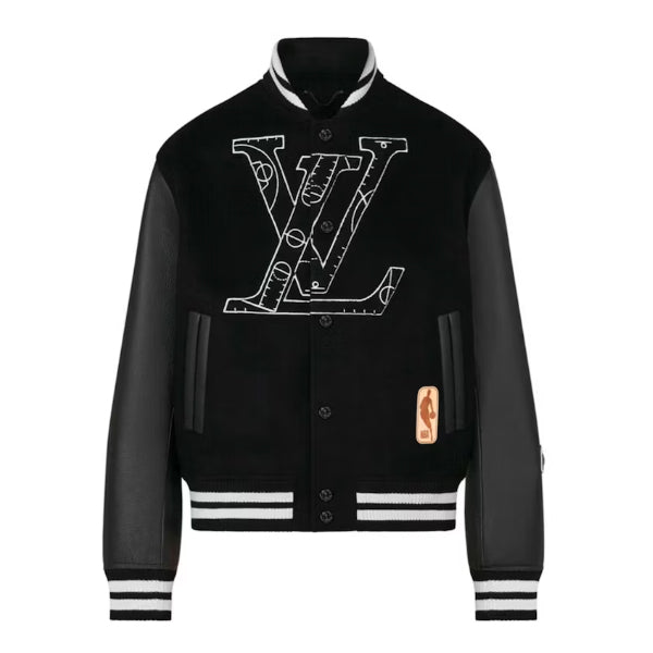 LOUIS VUITTON X NBA LEATHER BASKETBALL JACKET - CC013