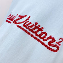 LOUIS VUITTON X NIGO EMBROIDERED MOCKNECK T-SHIRT WHITE - V078