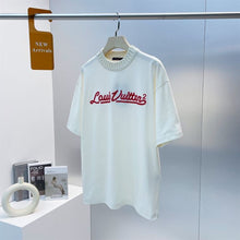 LOUIS VUITTON X NIGO EMBROIDERED MOCKNECK T-SHIRT WHITE - V078