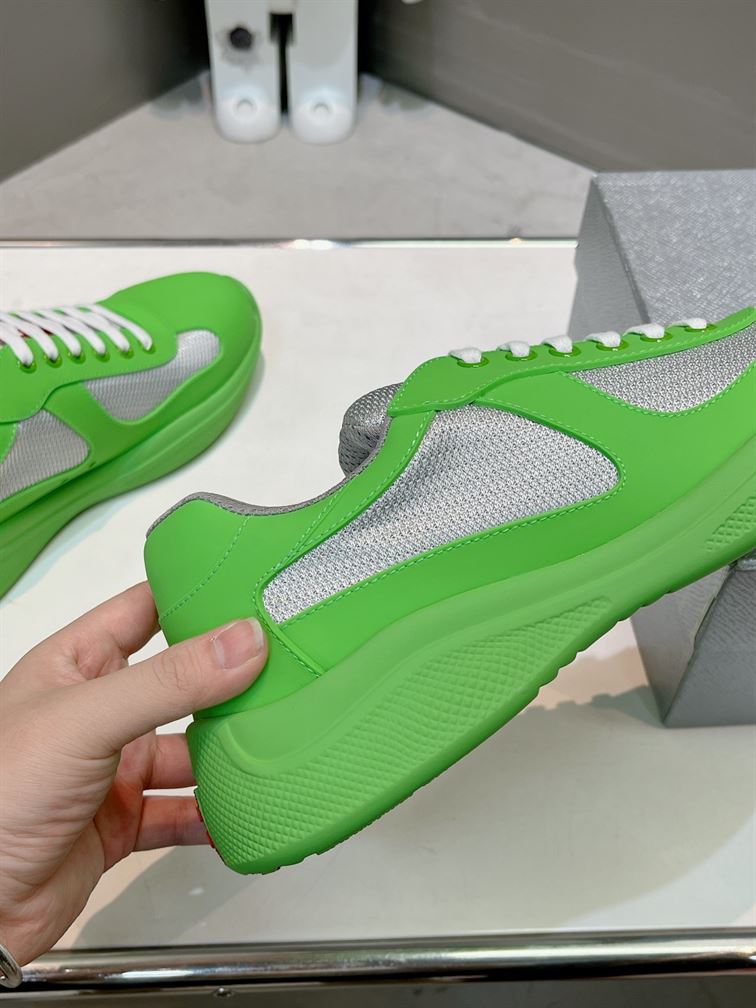 PRADA AMERICA'S CUP SNEAKERS APPLE GREEN - P022