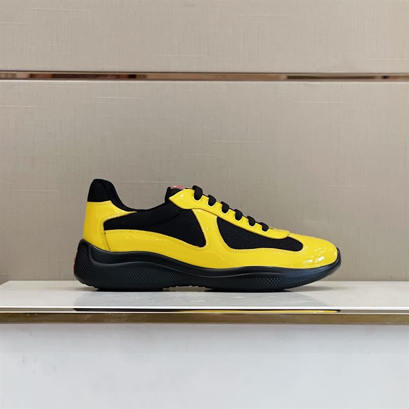 PRADA AMERICA'S CUP SNEAKERS BLACK YELLOW - P017