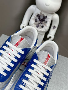 PRADA AMERICA'S CUP SNEAKERS BLUE SILVER - P008