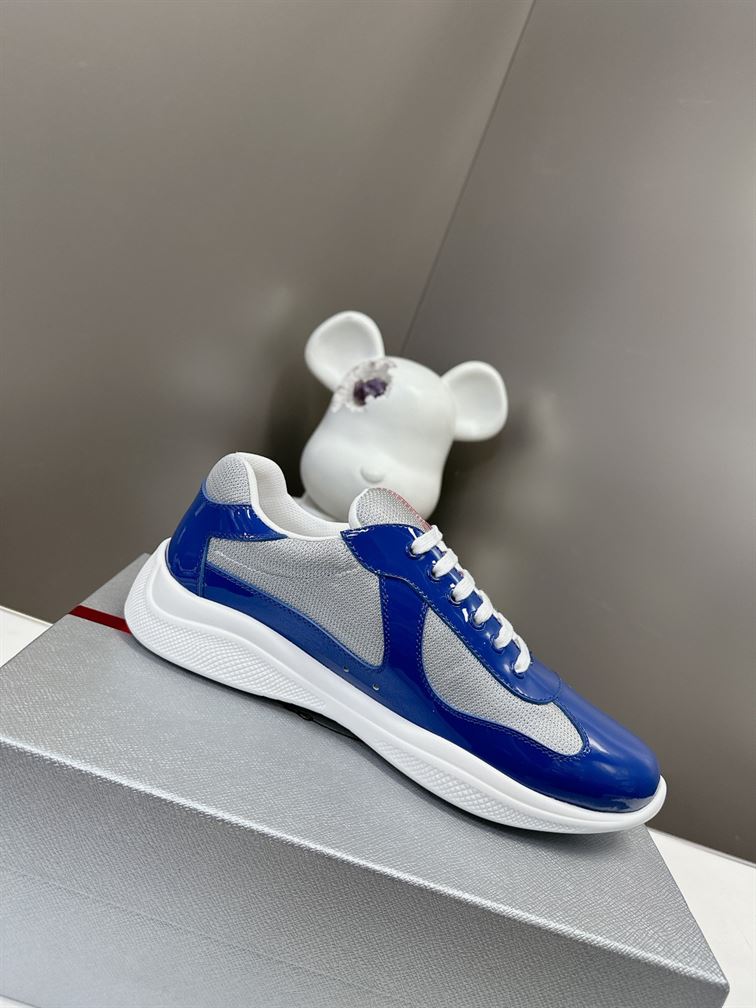 PRADA AMERICA'S CUP SNEAKERS BLUE SILVER - P008