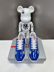 PRADA AMERICA'S CUP SNEAKERS BLUE SILVER - P008