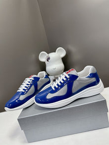 PRADA AMERICA'S CUP SNEAKERS BLUE SILVER - P008