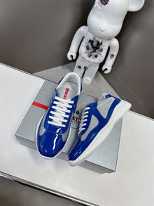 PRADA AMERICA'S CUP SNEAKERS BLUE SILVER - P008