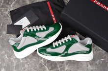 PRADA AMERICA'S CUP SNEAKERS GREEN SILVER - P007