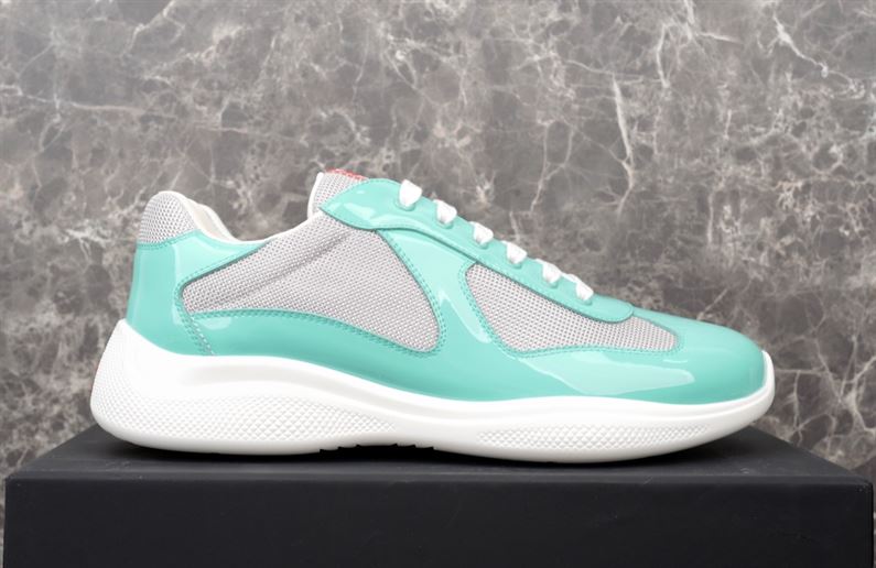 PRADA AMERICA'S CUP SNEAKERS JADE SILVER - P002