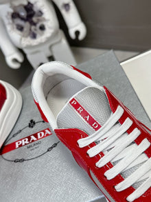 PRADA AMERICA'S CUP SNEAKERS RED SILVER - P003