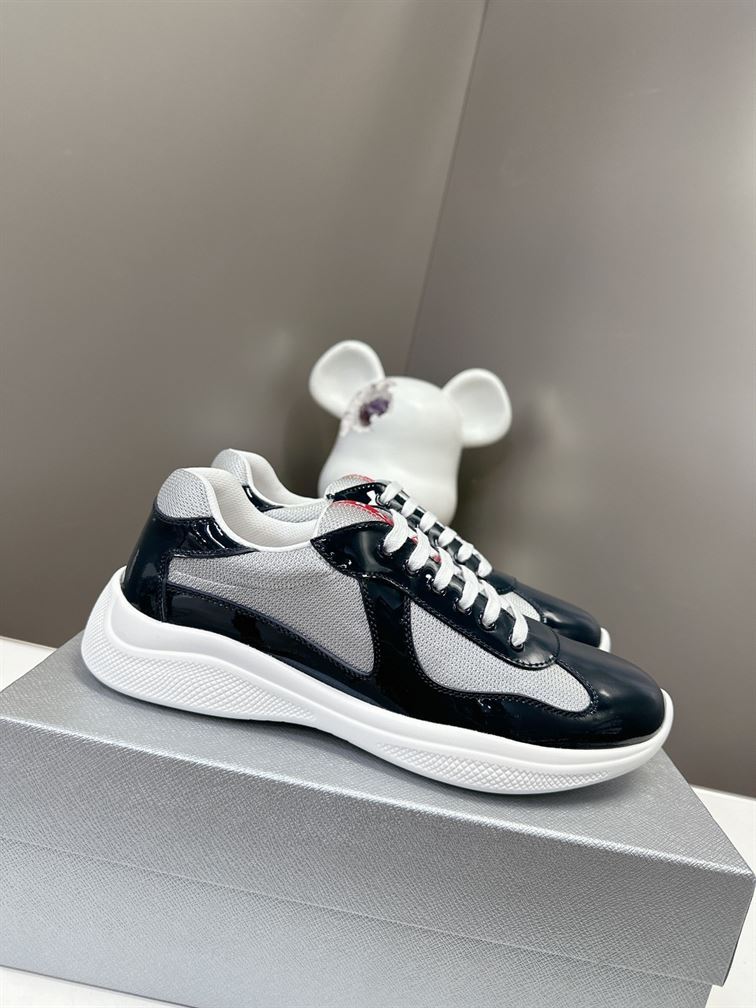 PRADA AMERICA'S CUP SNEAKERS ROYAL BLUE SILVER - P004