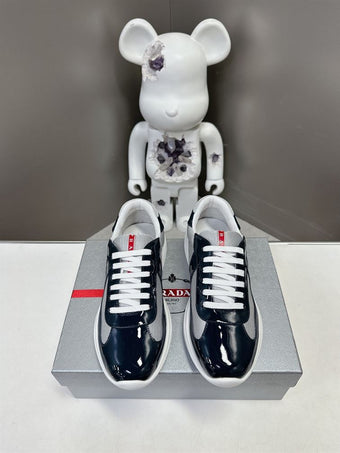 PRADA AMERICA'S CUP SNEAKERS ROYAL BLUE SILVER - P004