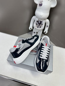 PRADA AMERICA'S CUP SNEAKERS ROYAL BLUE SILVER - P004