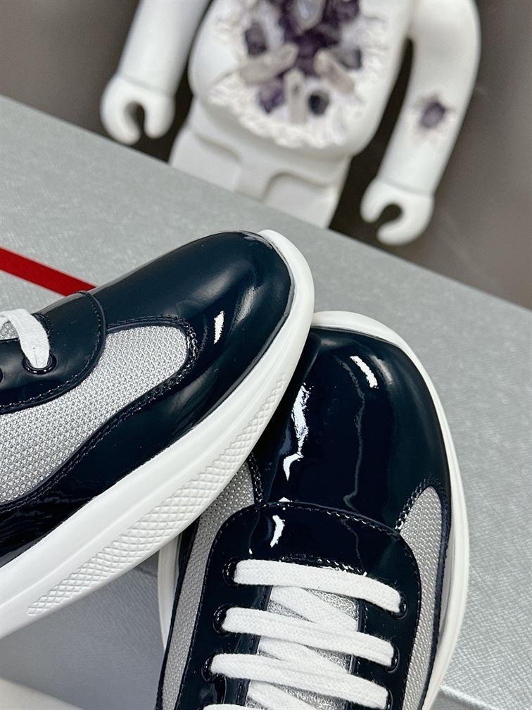 PRADA AMERICA'S CUP SNEAKERS ROYAL BLUE SILVER - P004