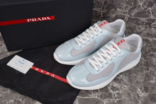 PRADA AMERICA'S CUP SNEAKERS SILVER CELESTE - P006