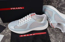 PRADA AMERICA'S CUP SNEAKERS SILVER CELESTE - P006