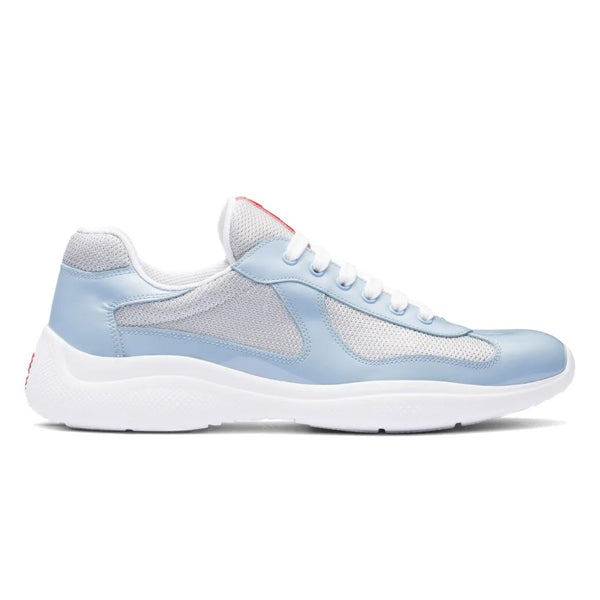 PRADA AMERICA'S CUP SNEAKERS SILVER CELESTE - P006