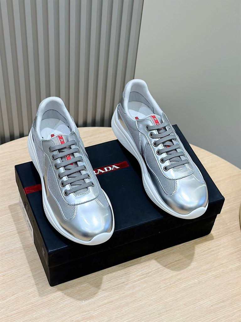 PRADA AMERICA'S CUP SNEAKERS SILVER - P047